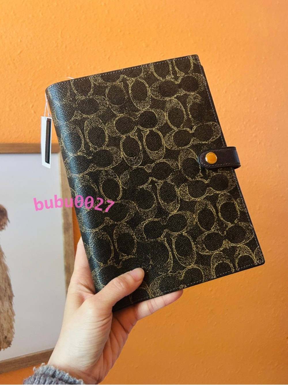 NWT📝Coach Notebook In Loved Signature Canvas CDX99 Journal Office School